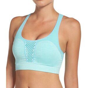 New w/Tags - Zella Body Large - “Spark” Racerback Sports Bra, Space Dye, Teal